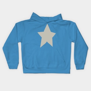 Lead Crystal Grey Star on Teal Kids Hoodie